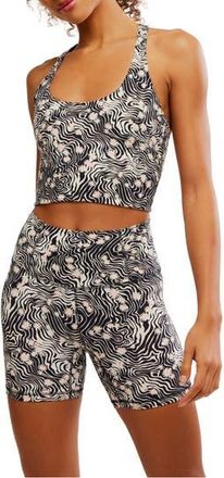 Free People FP Movement Never Better Floral Crop Top in Ditsy Floral at Nordstrom Rack, Size X-Large