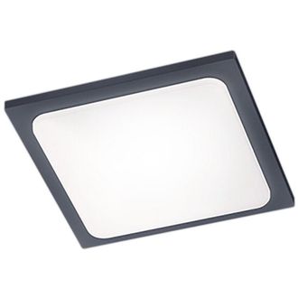 Trio Plafoniera Led Esterno Parete Soffitto Quadrata Antracite 25x25 cm Trave gd Trio