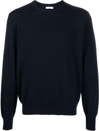 The Row crew neck cashmere sweater - men - Cashmere - S - Blue