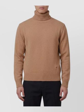 Ami cashmere turtleneck jumper