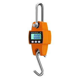 OEM Balanza Colgante - 300 Kg - Precisi&oacute;n 50 G - Pantalla Lcd Iluminada En Azul - Aleaci&oacute;n De Aluminio Y Acero Inoxidable - Para Acuicultura Caza Equipaje