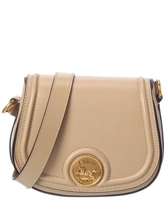 Chlo&eacute; Horse Medal Leather Shoulder Bag