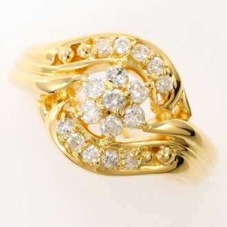 C&A Yellow Gold Yellow Gold (18K) Band Ring (Pre-Owned)