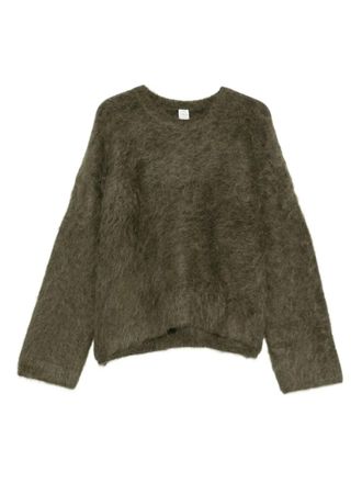 Toteme crew-neck sweater - Brown