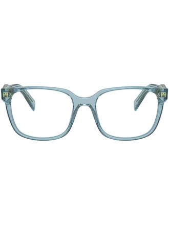 Prada Bril met vierkant montuur - Blauw