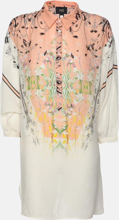 Roberto Cavalli Multicolor Vicose Tunic Blouse