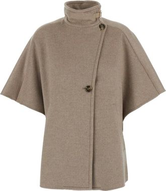 Max Mara Dames, Jassen, Beige, Maat: ONE Size Kasjmier