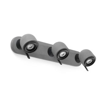 Netlighting Stone 3 Light Indoor Adjustable Wall Spotlight Grey GU10