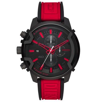 Diesel DZ4530 Mens Watch - Red Silicone - One Size