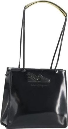 Ferragamo Pre-owned Handbag - Dames - Vintage Handtas - Zwart - ONE Size - Vintage
