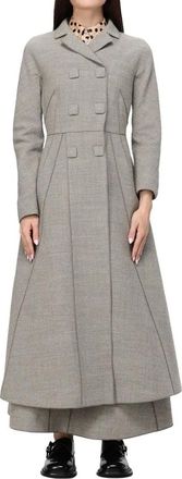 Moschino Abrigo Evita - Coats - Mujer - Gris - M