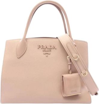 Prada Pre-owned Handbags, female, Pink, Size: ONE SIZE Pre-owned Vintage Handbag