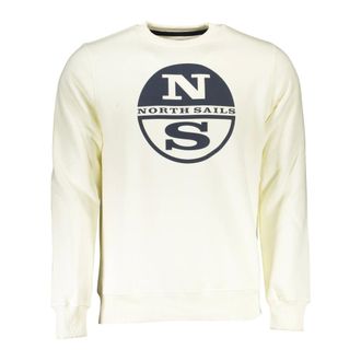 North Sails Sweatshirts, male, White, Size: 2XL Long Sleeve Sweatshirt