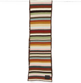 Paul Smith wollen gestreepte sjaal
