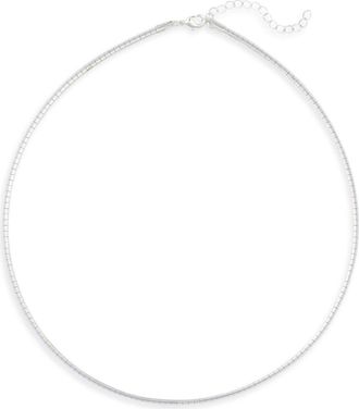Nordstrom Rack Demi Fine Omega Chain Necklace in Silver at Nordstrom Rack