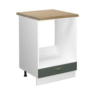 Vicco Armario Para Horno Empotrado Fame-line, Verde Dorado Casa De Campo, 60 Cm, Et Roble, Vicco