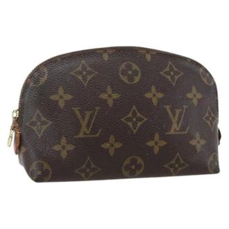 Louis Vuitton Pre-owned Vintage Canvas Clutch - Dames - Vintage Clutch - Bruin - ONE Size - Vintage