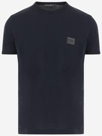 Dolce & Gabbana T Shirt Dolce & Gabbana In Cotone Con Patch