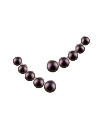 Splendid Pearls Silver 5-7Mm Pearl Earrings