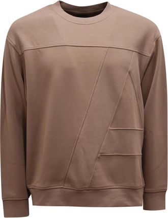 Armani Felpa Exchange Sweatshirt - Heren - Sweatshirts - Beige - S - Hoodies & sweatvesten