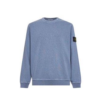 Stone Island Badge Ribbed Sweatshirt