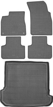 OEM Juego De Alfombrillas De Goma Para Coche Y Alfombrilla Para Maletero Para Audi Q7 Ii Suv A Partir De 2017