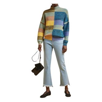 Liviana Conti Dames, Jeans, Blauw, Maat: W33 Denim