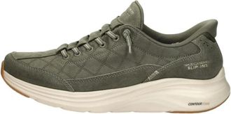 Skechers Schoenen, Dames, Groen, 37 EU, Slip-ins: Contour Foam