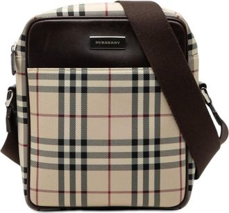 Burberry Pre-owned Burberry House Check Canvas Crossbody Ladies A2ZGKGEF8MR5D8JV
