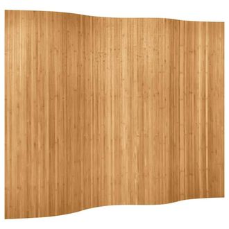 Berkfield Home Room Divider Bamboo Natural 250x165 cm in Brown