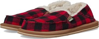 Sanuk Donna Buffalo Chill Womens Shoes Red : 11 B - Medium, Polyester