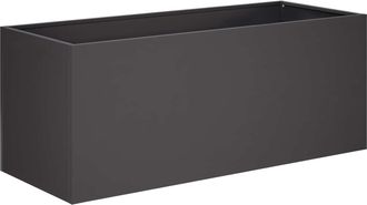 vidaXL Macetero De Jard&iacute;n Negro 80 X 40 X 40 Cm Acero Laminado En Fr&iacute;o Vidaxl