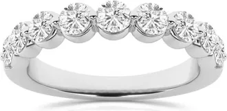 Grown Brilliance 1.00 Carat 14K White Gold Round Cut Lab Grown Diamond Wedding for Women -Color/Clarity-G+VS