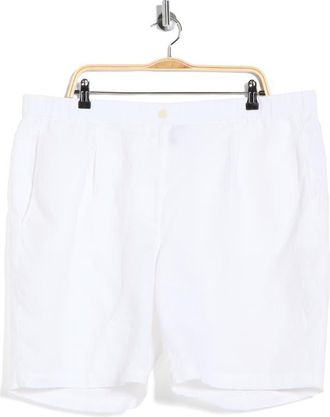 Eileen Fisher Organic Linen Shorts in White at Nordstrom Rack, Size 1X
