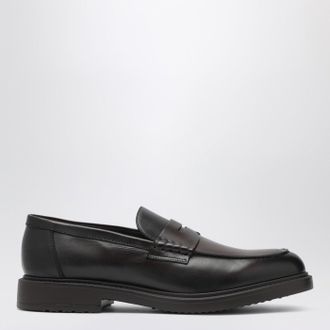 Doucal's Dark brown penny loafer