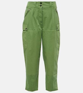 【送料&関税込】Tom Ford Cotton Cargo Pants TOM FORD Straight-Leg Pleated Cotton-Twill Drawstring Cargo
