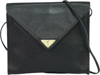 Saint Laurent Pre-owned Cross Body Bags, female, Black, Size: ONE SIZE Pre-owned Vintage shoulder bag