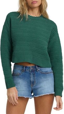 Billabong Evie Crop Sweater in Aspen Gold at Nordstrom Rack, Size X-Large