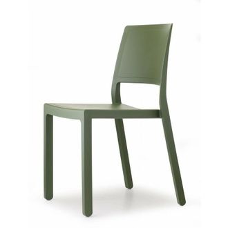 Scab Scab - set 6 sedie kate Colore: Verde oliva