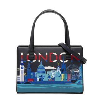 Loewe Pre-owned London Cityscape Top Handle Bag - Dames - Vintage Handtas - Blauw - ONE Size - Vintage