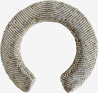 Susana Vega Jewelry Dicker Armreif mit Glasperlen Halo