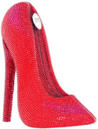 Judith Leiber Stiletto Crystal Embellished Clutch in Light Siam Multi at Nordstrom