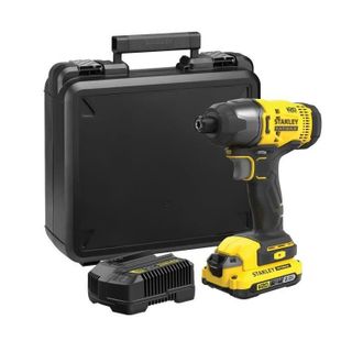 Stanley Atornillador De Impacto 165 Nm - 18v - 2800 Rpm, 3100 Impactos/min, Led - Gama V20 - Stanley Fatmax, Sfmcf800d1k-qw
