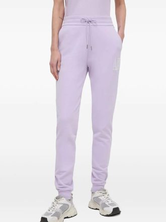 A|X Armani Exchange logo-detail track pants - Purple