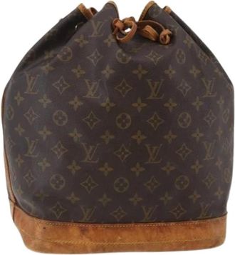 Louis Vuitton Pre-owned Bucket Bags, female, Brown, Size: ONE SIZE Pre-owned Canvas Bucket Bag
