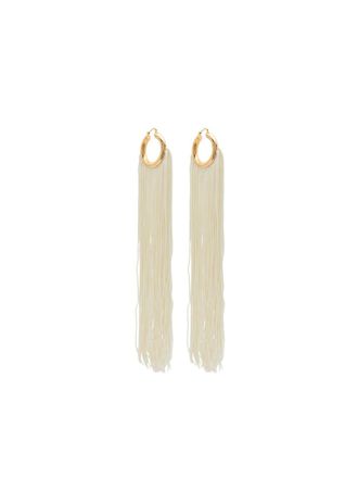Jil Sander hoops fringe earrings - Gold