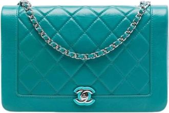 Chanel Borsa a tracolla vintage trapuntata Pre-owned - - Pre-owned - Donna - Blu - ONE SIZE