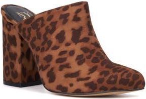 New York & Company Maya Block Heel Mule in Brown Multi at Nordstrom Rack, Size 6.5
