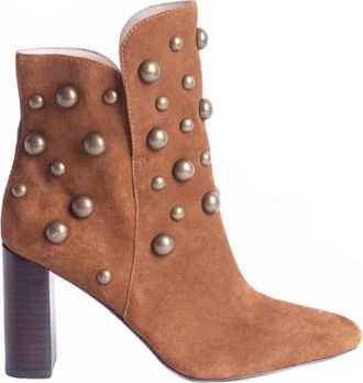 Cecelia New York Womens Brace Boots In Cognac