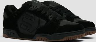 Etnies Faze Sneakers Mens Black Gum Round Toe Low Top Skate Shoes VER1575